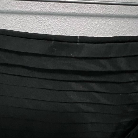 Etcetera Black Velvet Skirt With Small Shutter-like Waist Size 6 - Picture 7 of 7